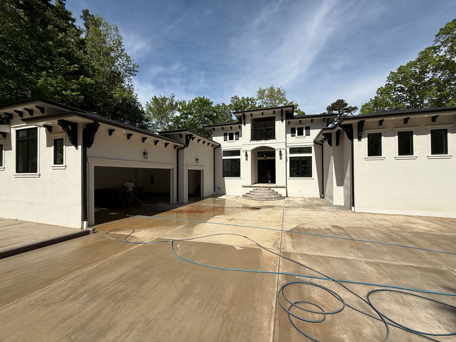 Technician performing diagnostic check